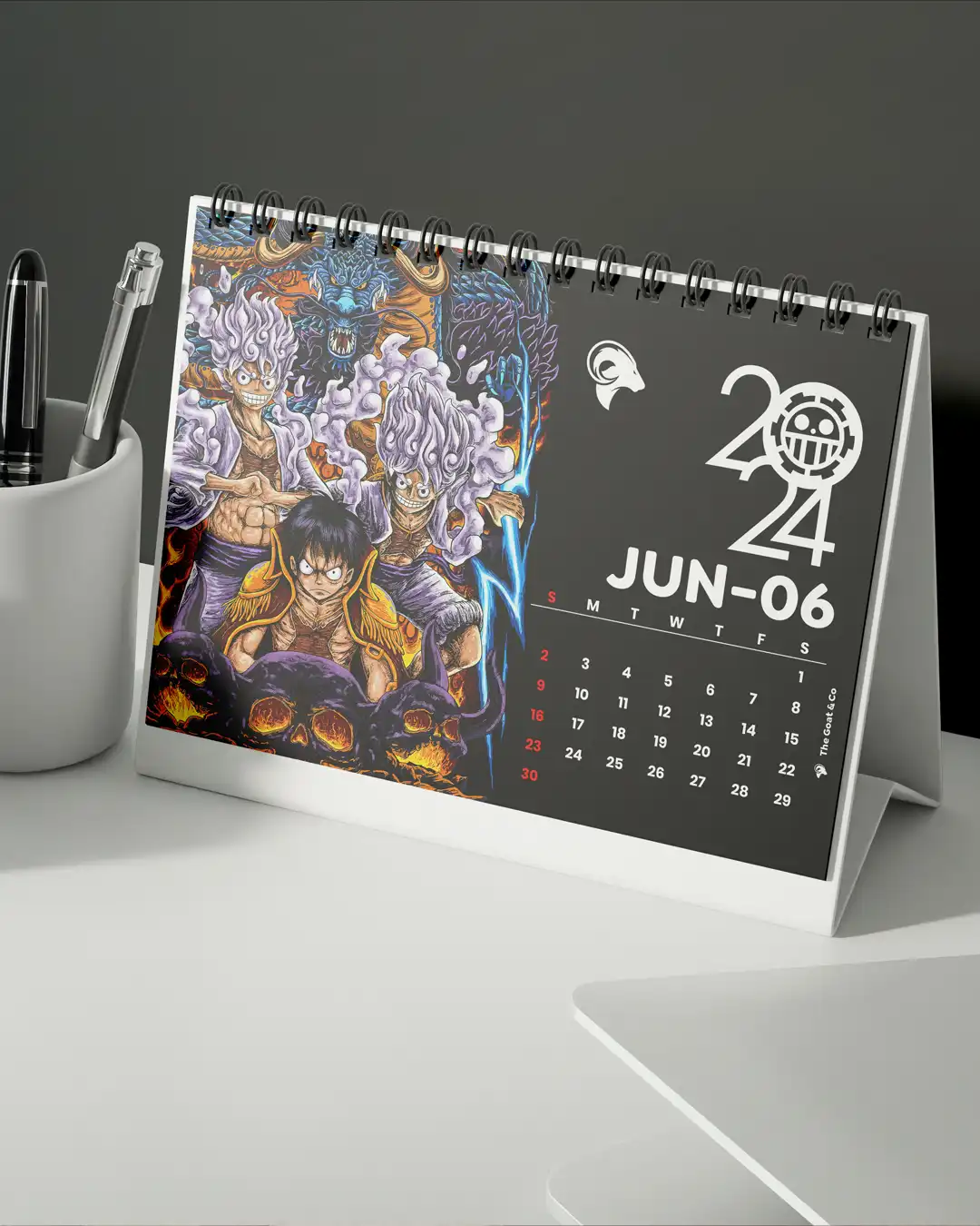 One Piece 2025 Desk Calendar The Goat & Co